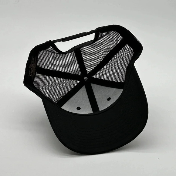 Never Just Drive Trucker Hat Hyundai Snap Back Hat Black - Picture 5 of 7